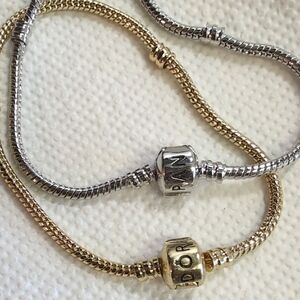 Source Unknown Gold and Silver Bracelet